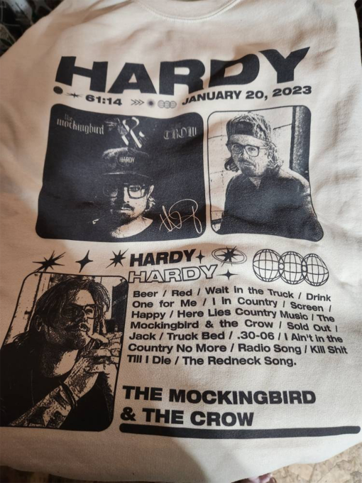 Hardy 2024 Shirt, Hardy The Mockingbird Concert ,2024 Hardy Shirt,vintage graphic Album, hip hop tshirt, Gift for men Women comfort color