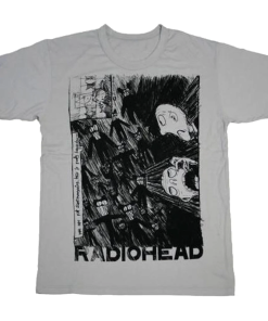 Radiohead Scribble Grey T Shirt A Rock…