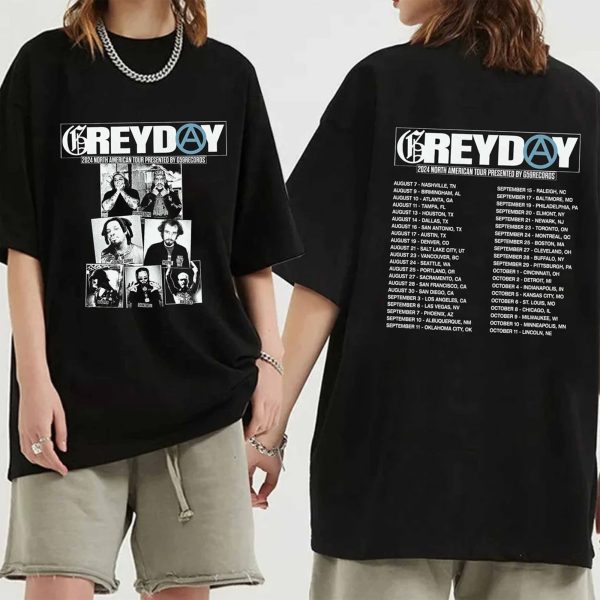 SUICIDEBOYS – Grey Day 2024 Tour Shirt, Suicideboys Band Fan Shirt, Suicideboys 2024 Concert Shirt, Grey Day 2024 Concert Shirt