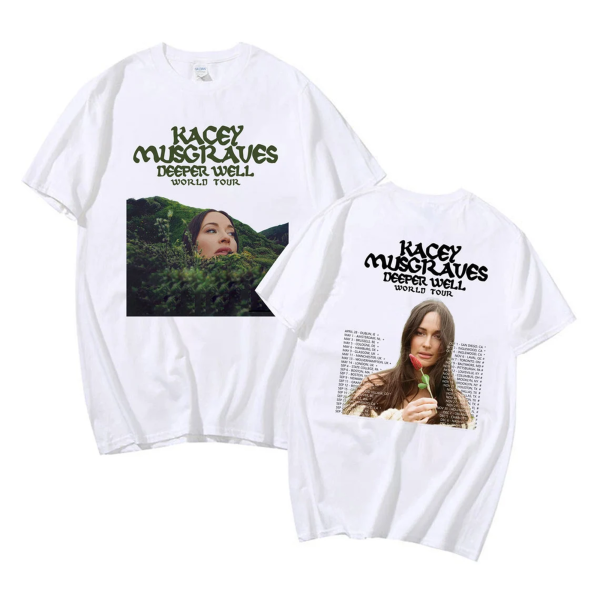 Kacey Musgraves Deeper Well World 2024 Tour Shirt, Kacey Musgraves 2024 Concert Tee, Kacey Musgraves Fan Gift, Deeper Well 2024 Tour Merch