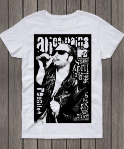 Limited Layne Staley Tribute Shirt, Grunge Rock…