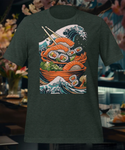 Sushi Shirt – Japan Art – Sushi…