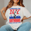 I Survived the NYC Earthquake And The Solar Eclipse Shirt, Survived New York Earthquake Tshirt, NY Quake, April 2024 Earthquake Tee Shirt