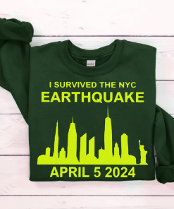 I Survived The NYC Earthquake Funny Shirt,…