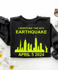 I Survived The NYC Earthquake Funny Shirt,…