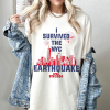 Earthquake T-shirt, Nyc earthquake, 2024 New York City earthquake, I survived Shirt, New Yorker Tee,Natural Disaster T-shirt Bella Gildan