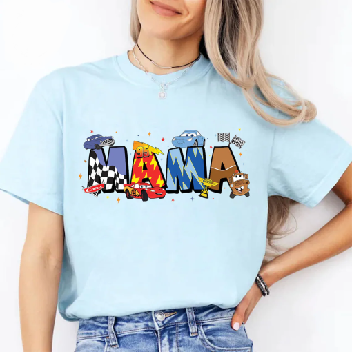 Disney Cars Movie Mama Shirt, McQueen Shirt, Disney Mother’s Day, Gift For Mom, Disneyland Trip Tee, Walt Disney World Trip