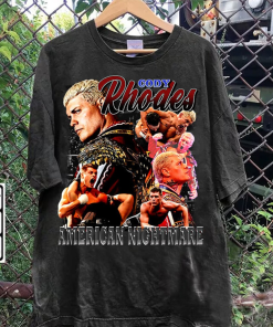 Vintage 90s Graphic Style Cody Rhodes TShirt…