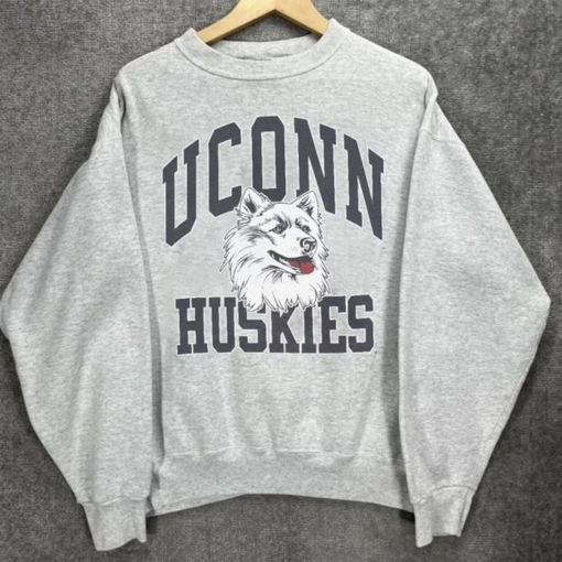 Vintage U.conn Hus.kies Sweatshirt, University of Connecticut Shirt, U.Conn Shirt, College Sweatshirt, NCAA Basketball, Unisex Shirt