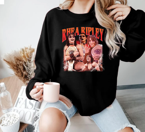 Vintage Rhea Ripley T-shirt Vintage Wash RHEA RIPLEY Oversize Shirt Rhea Ripley Retro 90s Tee Unisex