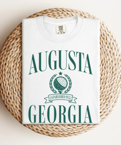 Augusta, Georgia Comfort Colors Short Sleeve T-Shirt…