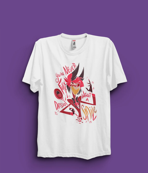 alastor smile shirt, alastor tshirt, alastor smile, charlie, vaggie, angel dust, husk, anime shirt