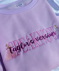 Taylor Embroidered Sweatshirt, Crewneck, TS, Album, TTPD,…