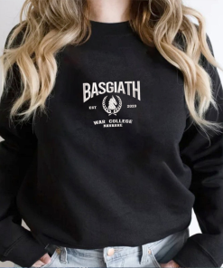 Basgiath Embroidered Sweatshirt, War College Navarre Shirt,…