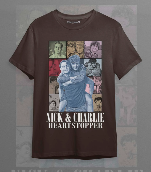 Nick & Charlie Heartstopper The Eras tour Unisex Softstyle T-Shirt