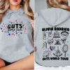 Olivia Rodrigo Guts Tour 2024 2 sides Shirt, The Guts World Tour 2024 Shirt, Olivia Rodrigo T-Shirt, Olivia Rodrigo Sweater, Guts Tour 2024