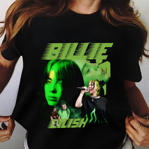 90s Vintage Billie Eilish Vintage T Shirt, Billie Eilish Gift, Billie Concert Shirt Fans