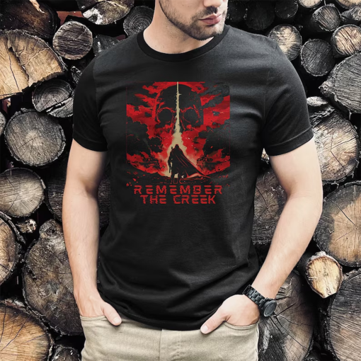 Remember the Creek Helldivers 2: Malevalon Tribute T-Shirt – ‘Democracy Never Dies’ Gaming