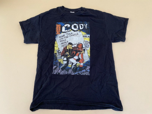 Cody Rhodes List of Future Past T-Shirt AEW M Medium American Nightmare WWE NXT