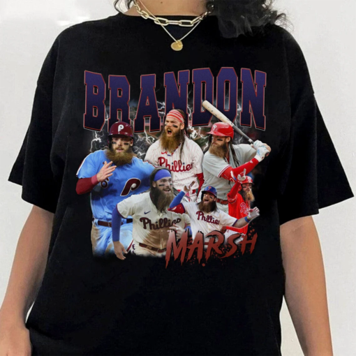 Vintage Brandon Marsh Shirt, Phillies Daycare Sweatshirt, Philadelphia Baseball Shirt, Baseball Jersey Fan Gift Shirt, 90s Retro Graphic Tee