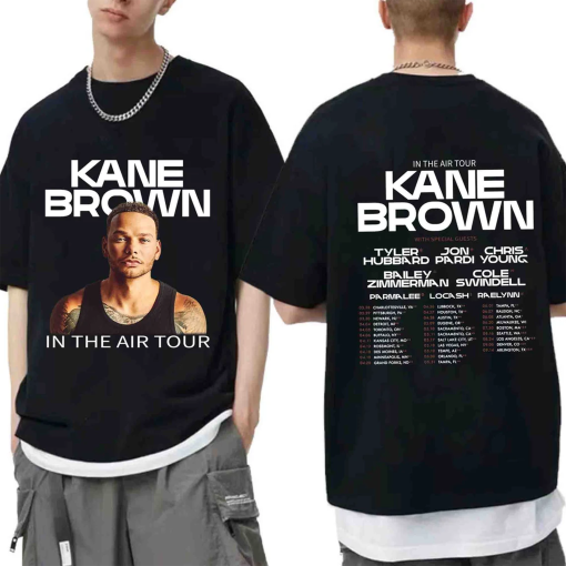 Kane Brown In The Air Tour 2024 Shirt, Kane Brown Fan Shirt, Kane Brown 2024 Concert Shirt, In The Air Concert Shirt For Fan