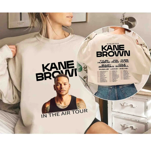 Kane Brown In The Air Tour 2024 Shirt, Kane Brown Fan Shirt, Kane Brown 2024 Concert Shirt, In The Air Concert Shirt For Fan