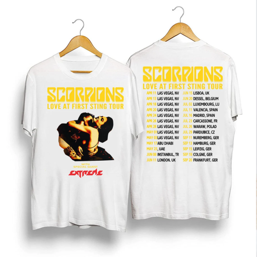 Scorpions Love At First Sting Tour 2024 Shirt, Scorpions 2024 Concert Shirt, Scorpions Rock Band Fan Shirt, Scorpions Merch, Music Tour Tee