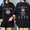 Vintage Creed Human Clay 1999 Tour Shirt, Creed Band 2024 Tour Summer of ’99 Tour, Creed Band Fan Shirt, Rock Band Creed Graphic Shirt