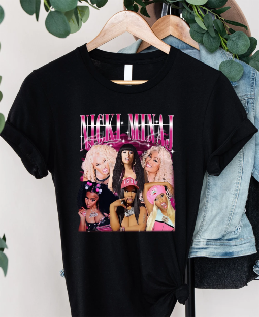 Nicki Minaj vintage shirt, Hip Hop Tee, Nicki Tour Shirt, Pink Friday 2 World Tour Shirt, Music Concert 2024, Gift For Fan Shirt