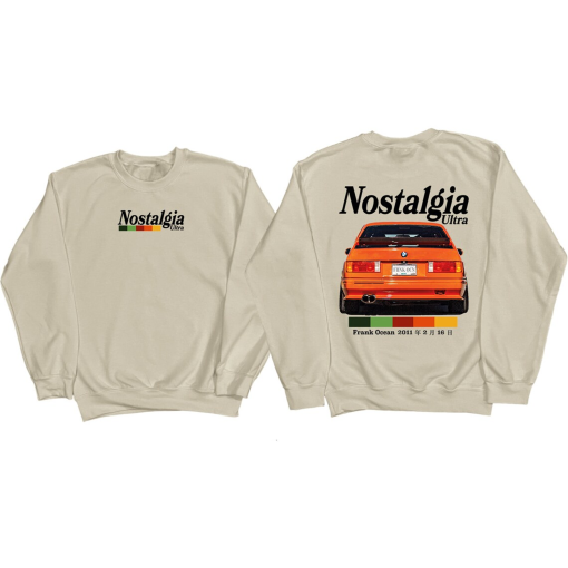 Frank Ocean NOSTALGIA ULTRA Sweatshirt | blond album | blond | music gift | cool gift ideas | y2k | festival | Trends Exclusive | Festival