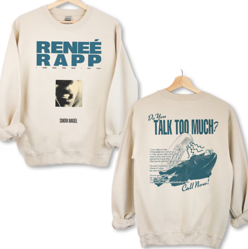 Vintage Reneé Rapp Snow Angel Shirt, Snow Angel Merch Shirt, Reneé Rapp Fan Shirt, Reneé Rapp Music Sweatshirt