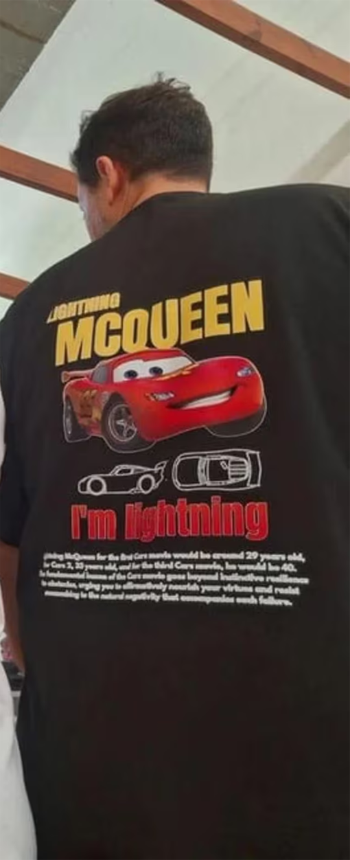 Vintage Cars Matching Shirt, Lightning Mcqueen and Sally Couple T-shirt, Limited McQueen T-Shirt Oversized Washed Tee