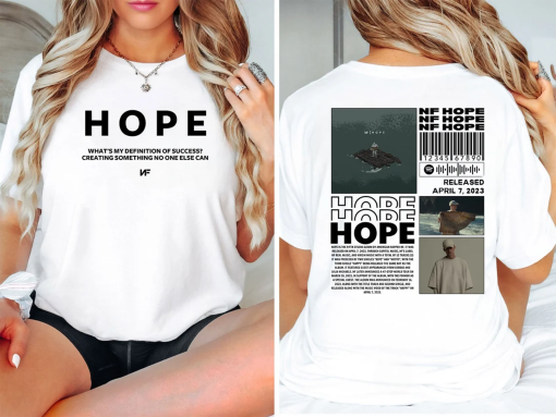 Vintage Hope Tour 2023 Merch, NF Hope Tour Shirt, NF Hope Tour 2023 Shirt, Rapper NF Fan Shirt, nf unique logo design Unisex Hoodie