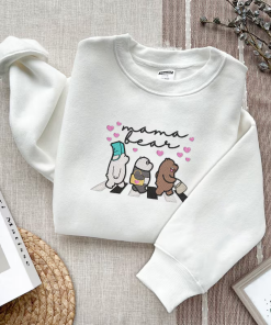 Personalized Bear Mama Bear Embroidered Sweatshirt and…