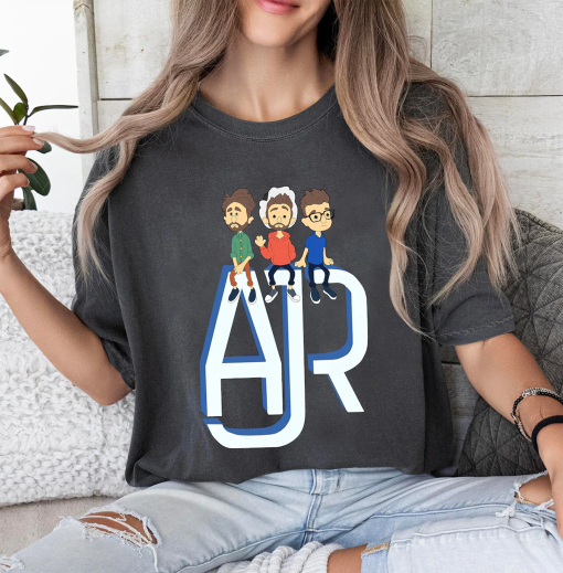 AJR Band Shirt, The Click Album Shirt, AJR Members Chibi Shirt, AJR Band Merch, Ajr The Maybe Man Tour 2024 Shirt