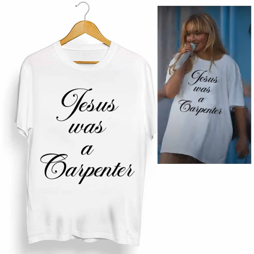 Jesus was a Carpenter Shirt, Carpenter Coachella 2024 Shirt, Sabrina Carpenter Fan Shirt, Sabrina Coachella Shirt