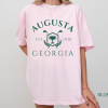 Augusta golf tournament a tradition unlike any other the masters unisex graphic tee watercolor golf shirt coquette bow green jacket