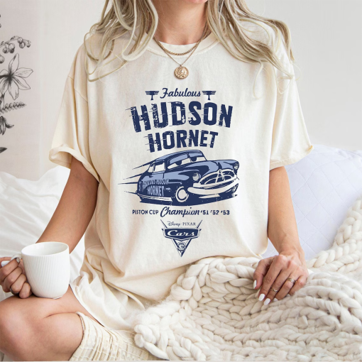 Comfort Colors® Fabulous Hudson Hornet Shirt, Disney Cars Shirt, Pixar Doc Hudson Sweatshirt, Piston Cup Legend Shirt, Disneyland Trip Shirt