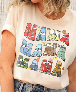 Retro Disney Cars Movie Mama Shirt |…