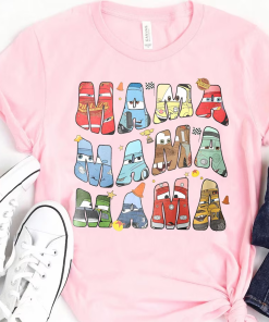 Retro Disney Cars Movie Mama Shirt |…