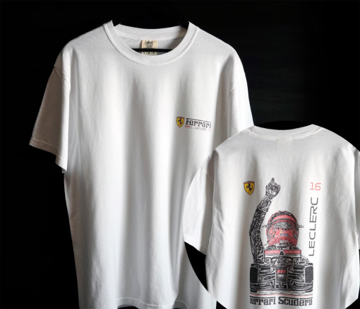 Charles Leclerc Ferrari F1 Shirt, Formula One Scuderia Ferrari T Shirt, F1 Merch for Men and Women