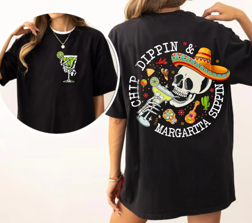 Retro Comfort Colors Cinco De Mayo Png, Cinco De Drinko PNG Sublimation, Funny Cinco De Mayo PNG, Chip Dippin Margarita Sippin, Fiesta Squad