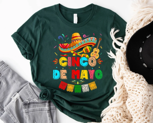 Cinco De Mayo Shirt, Mexican Fiesta Shirt, Mexican Festival Gift, Happy Cinco De Mayo Shirt, Mexican Shirts, Cinco De Mayo Fiesta Shirt