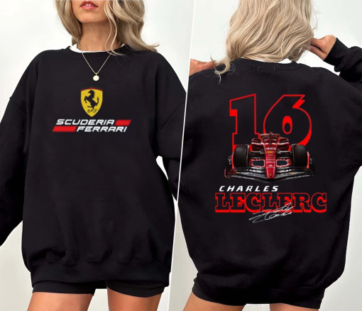 Charles Leclerc Formula One Shirt, Ferrari Team Shirt, Ferrari F1 Shirt, Charles Leclerc Shirt, Charles Leclerc F1 Shirt