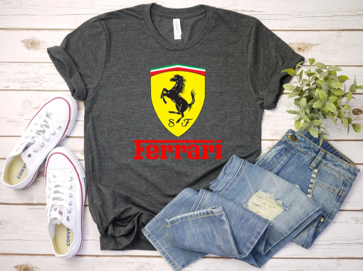 Ferrari Shirt, Ferrari Race Shirt, Car Shirt, Car Tshirt, Race Shirt, Race Car, Ferrari Tshirt, Formula 1 Shirt, Ferrari Shirts