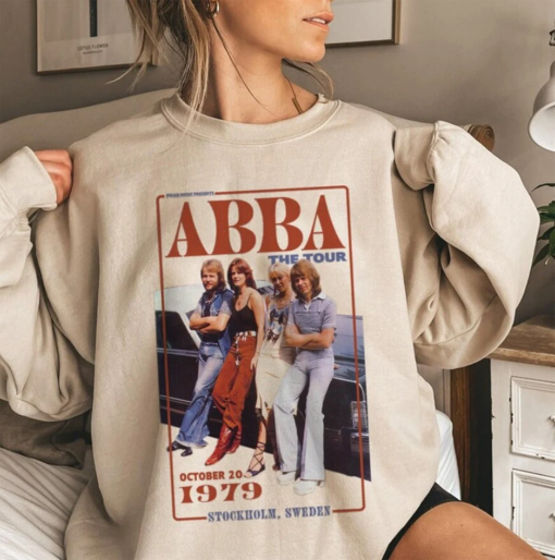 The A.BB.A Shirt, The A.BB.A Hoodie, The A.BB.A Sweatshirts, A.B.B.A Tour 1979 Shirt, Pop Music Shirt, Pop Disco Tee, Pop Rock T-Shirt