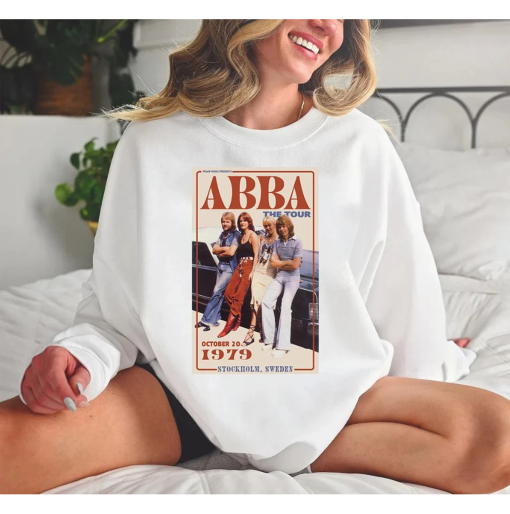 The A.BB.A Shirt, The A.BB.A Hoodie, The A.BB.A Sweatshirts, A.B.B.A Tour 1979 Shirt, Pop Music Shirt, Pop Disco Tee, Pop Rock T-Shirt