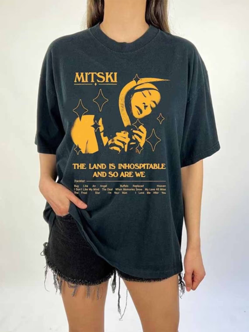 Mitski Shirt, The Land Is Inhospitable Shirt, Mitski Album Shirt