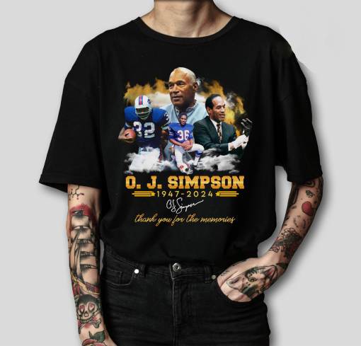 OJ Simpson Shirt, rip oj simpson, oj simpson, o.j. simpson, shitpost shirt, meme shirt, 1947-2024, oj simpson sweatshirt, oj simpson tee