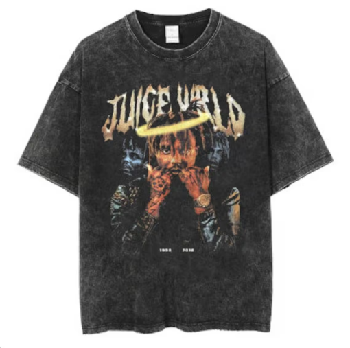 Juice Wrld Tribute Vintage Graphic Tee Shirt